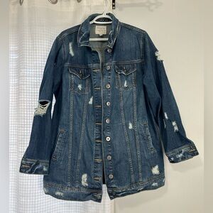 Torrid Distressed Denim Jacket
